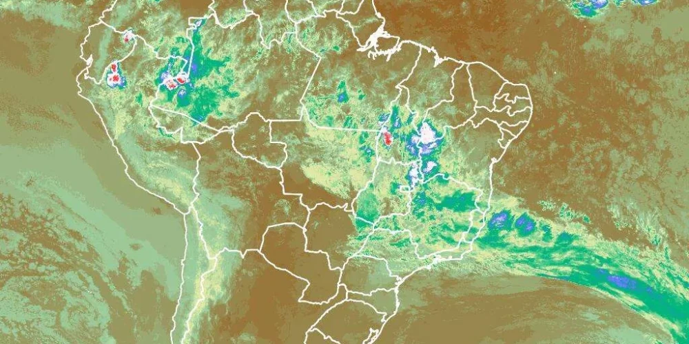 Última semana de outubro de 2024 terá pancadas de chuva a formação de ciclone extratropical