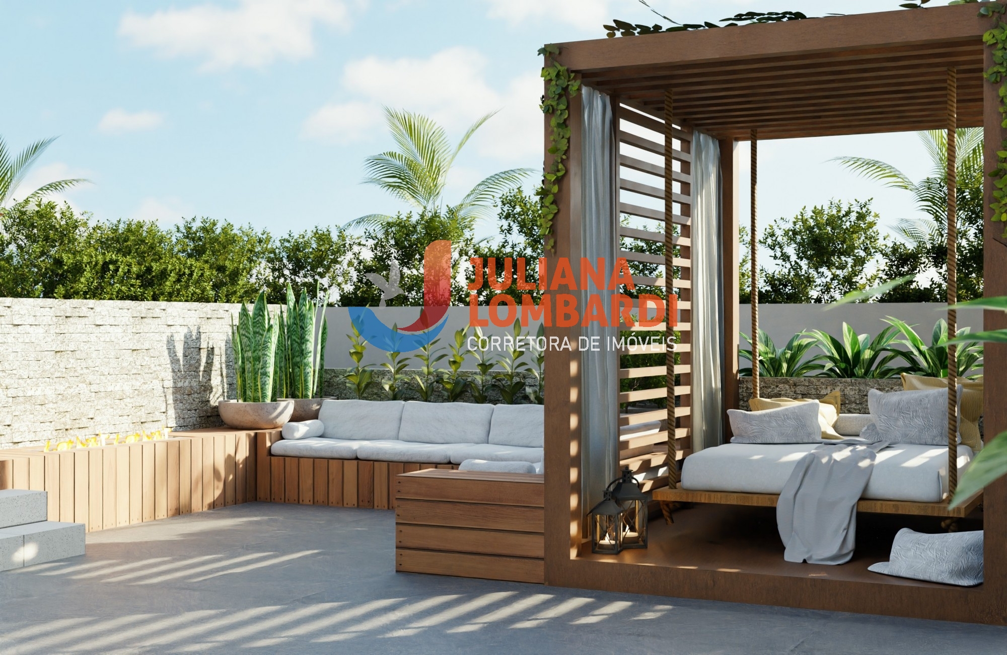 Lounge pergola