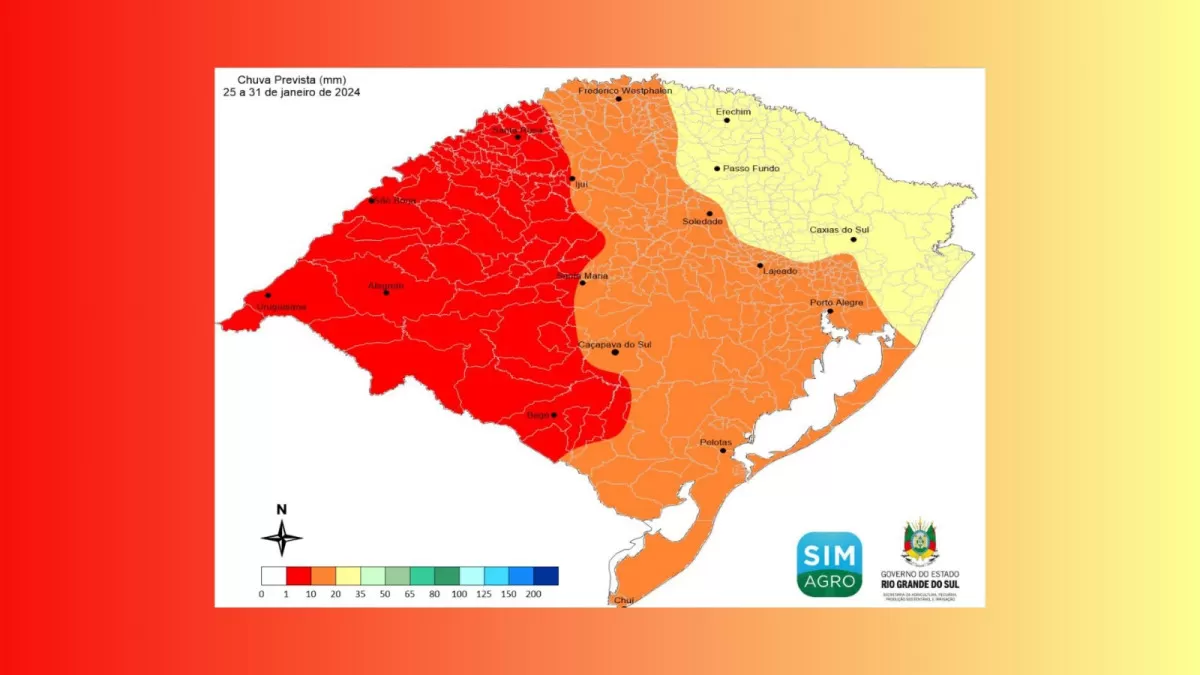 Na terça (30/1) e quarta-feira (31/1) o tempo permanecerá seco e quente vai predominar em todo o território